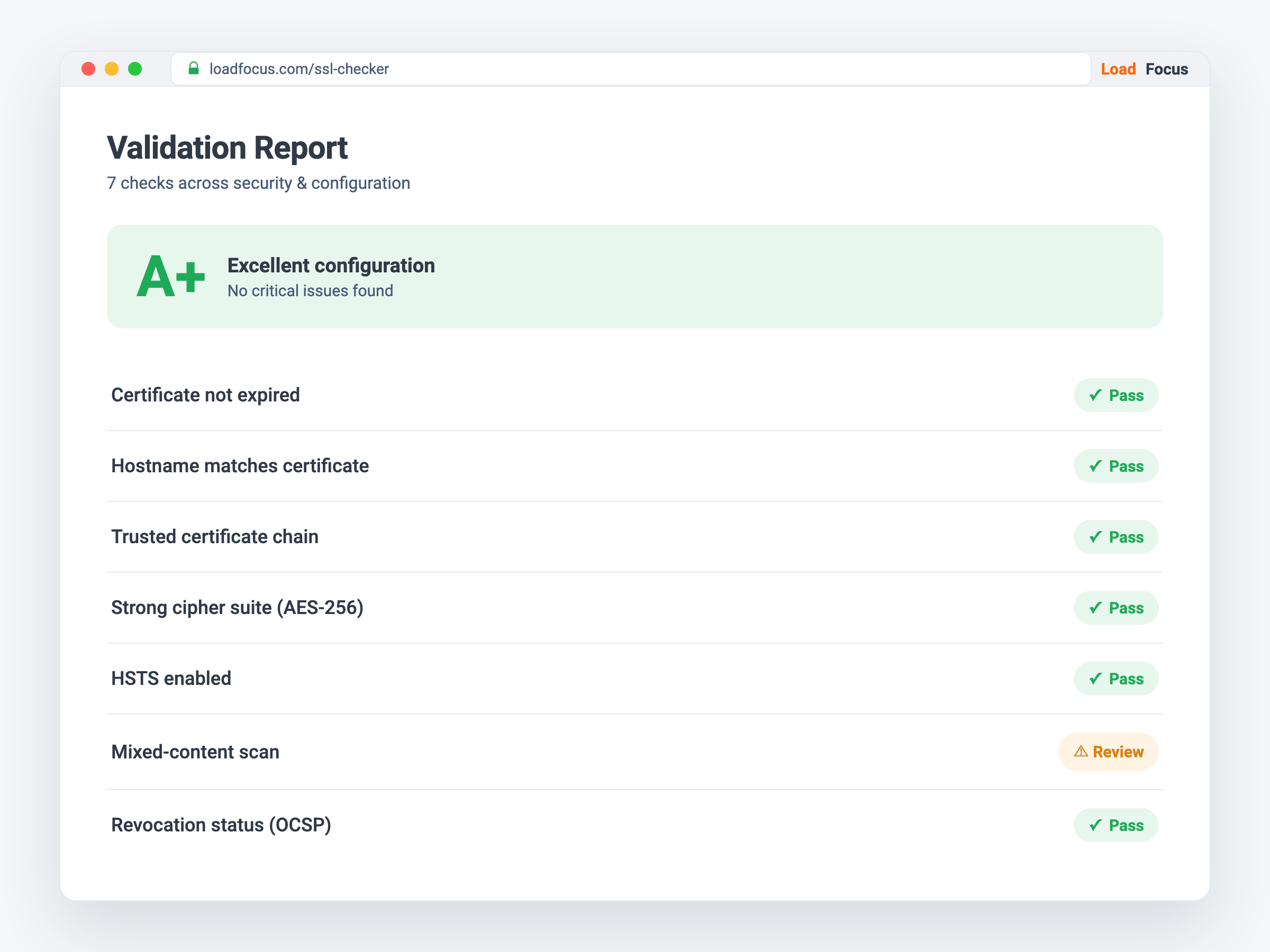 Choose Our Tool for Accurate SSL Validation 🚀